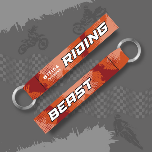 Riding Beast Keytag
