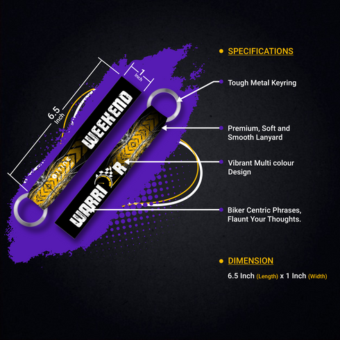 Weekend Warrior Keytag