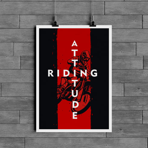 Riding attitude Poster