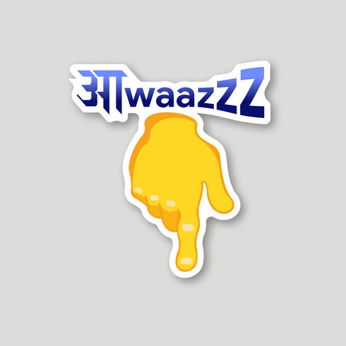 Awaz Niche Sticker