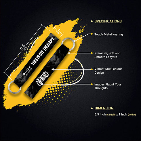 This Is My Therapy Keytag