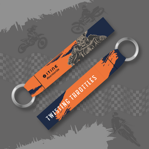 Twisting Throttle Keytag
