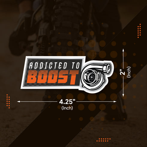 Addicted to Boost Sticker