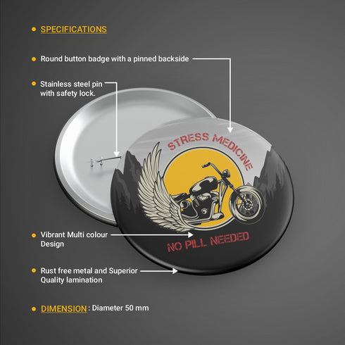 Stress Medicine Badge