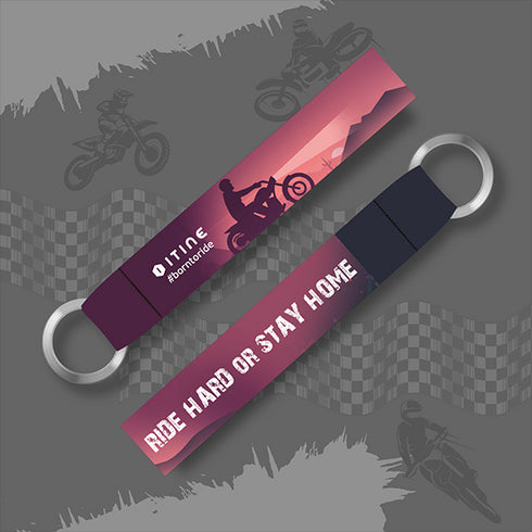 Ride Hard Stay Home Keytag