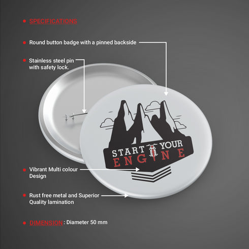 Start Your Engine Badge