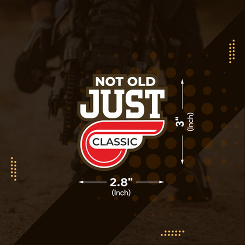 Not old just classic Sticker