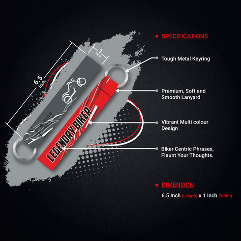 Legendry Biker Keytag