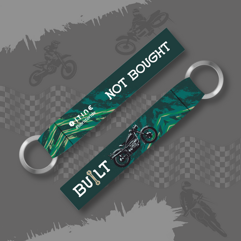Not Bought Built Keytag