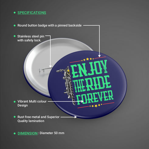 Enjoy the ride Badge