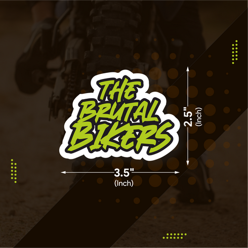 The Brutal Bikers Sticker