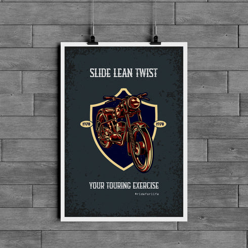 Slide Lean Twist Poster