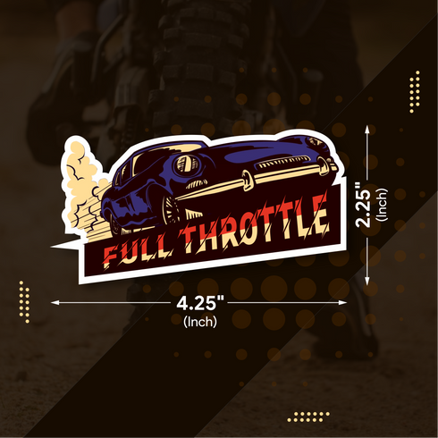 Full Throttle Sticker