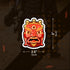 Red Mask Sticker