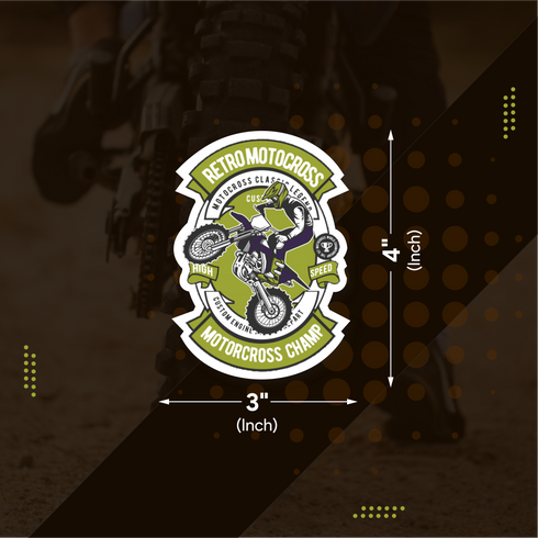 Retrocross Sticker