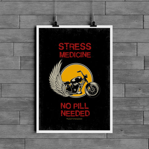 Stress medicine Poster