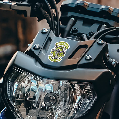 Retrocross Sticker