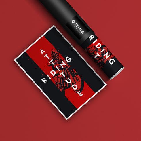 Riding attitude Poster