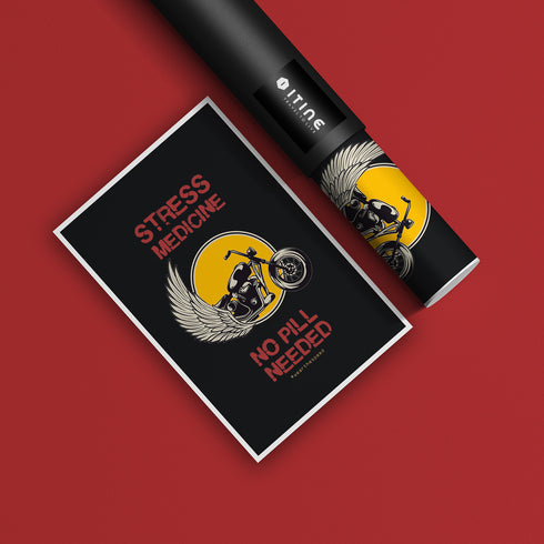 Stress medicine Poster